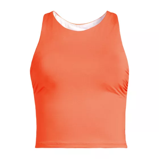 Women's High Neck Racerback Midkini Top - primary