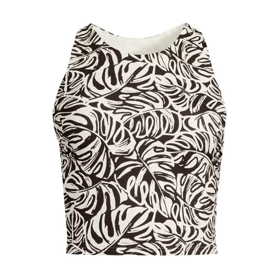 Women's High Neck Racerback Midkini Top - primary