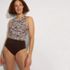 Women's High Neck Racerback Midkini Top, alternative image