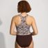 Women's High Neck Racerback Midkini Top, Back