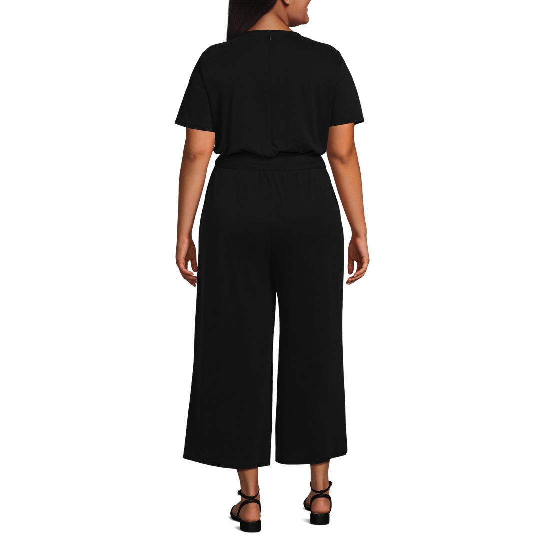 Women's Cupro Tie Waist Jumpsuit