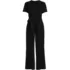 Women's Plus Size Cupro Tie Waist Jumpsuit, Front
