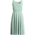 Women's Cupro Fit and Flare Sleeveless Dress, Front