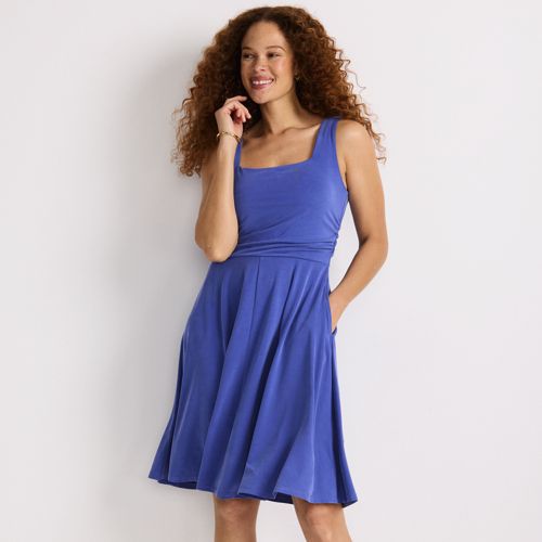 Sleeveless Fit and Flare Dresses | Lands' End