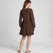 Women's Pinwale Cord V Neck Dress, Back