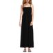 Women's Cupro Bandeau Maxi Dress with Removable Straps, alternative image