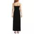 Women's Cupro Bandeau Maxi Dress with Removable Straps, Back