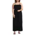Women's Plus Size Cupro Bandeau Maxi Dress with Removable Straps, alternative image
