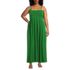 Women's Plus Size Cupro Bandeau Maxi Dress with Removable Straps, alternative image