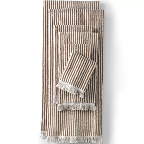 Cotton Yarn-dyed Stripe Bath Towels - primary