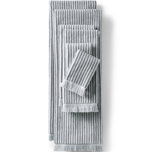 Cotton Yarn-dyed Stripe 6-Piece Bath Towel Set