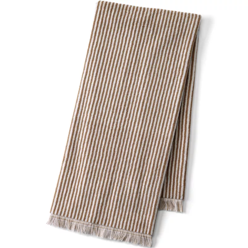 Cotton Yarn-dyed Stripe Bath Towel, Front