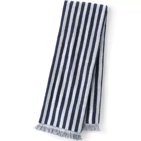Cotton Yarn-dyed Stripe Bath Towels - primary