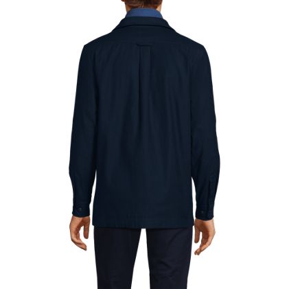 Men's Lined Waffle Shirt Jacket - image 5