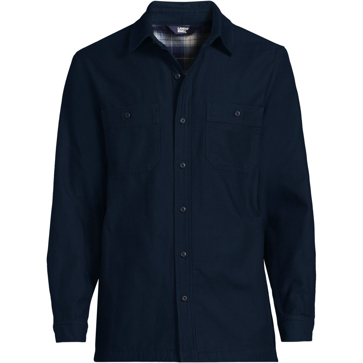 Men's Lined Waffle Shirt Jacket