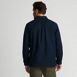 Men's Lined Waffle Shirt Jacket, Back