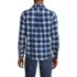 Men's Long Sleeve Woven Waffle Work Shirt, Back