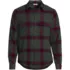Men's Long Sleeve Cozy Woven Waffle Utility Shirt, Front