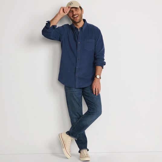 Men's Corduroy Shirts | Casual Button Down Styles | Lands' End