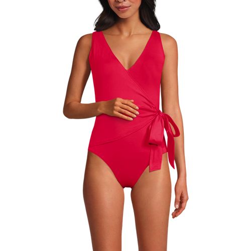 Women's Side Tie Wrap One Piece Swimsuit - image 5