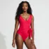 Women's Side Tie Wrap One Piece Swimsuit, alternative image