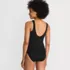 Women's Side Tie Wrap One Piece Swimsuit, Back