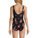 Women's Side Tie Wrap One Piece Swimsuit, Back