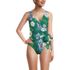 Women's Side Tie Wrap One Piece Swimsuit, Front