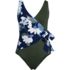 Women's Side Tie Wrap One Piece Swimsuit, Front