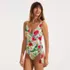 Women's Side Tie Wrap One Piece Swimsuit, alternative image
