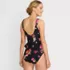 Women's Side Tie Wrap One Piece Swimsuit, Back