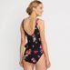 Women's Side Tie Wrap One Piece Swimsuit, Back