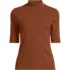 Women's Wide Rib Mock Turtleneck, Front