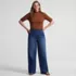 Women's Wide Rib Mock Turtleneck, alternative image
