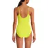 Women's Tugless Thin Strap One Piece Swimsuit, Back