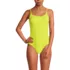 Women's Tugless Thin Strap One Piece Swimsuit, Front