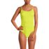 Women's Tugless Thin Strap One Piece Swimsuit, Front
