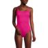 Women's Tugless Thin Strap One Piece Swimsuit, Front