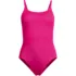 Women's Tugless Thin Strap One Piece Swimsuit, Front