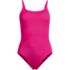 Women's Tugless Thin Strap One Piece Swimsuit, Front