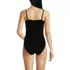 Women's Reversible V-Neck Ultra High Leg Strappy One Piece Swimsuit, Back