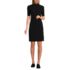 Women's Knit Rib Mock Neck Dress, Front