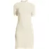 Women's Knit Rib Mock Neck Dress, Front