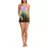 Women's Ruched Multi-Way Mini Swim Dress Swimsuit, alternative image