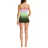 Women's Ruched Multi-Way Mini Swim Dress Swimsuit, alternative image