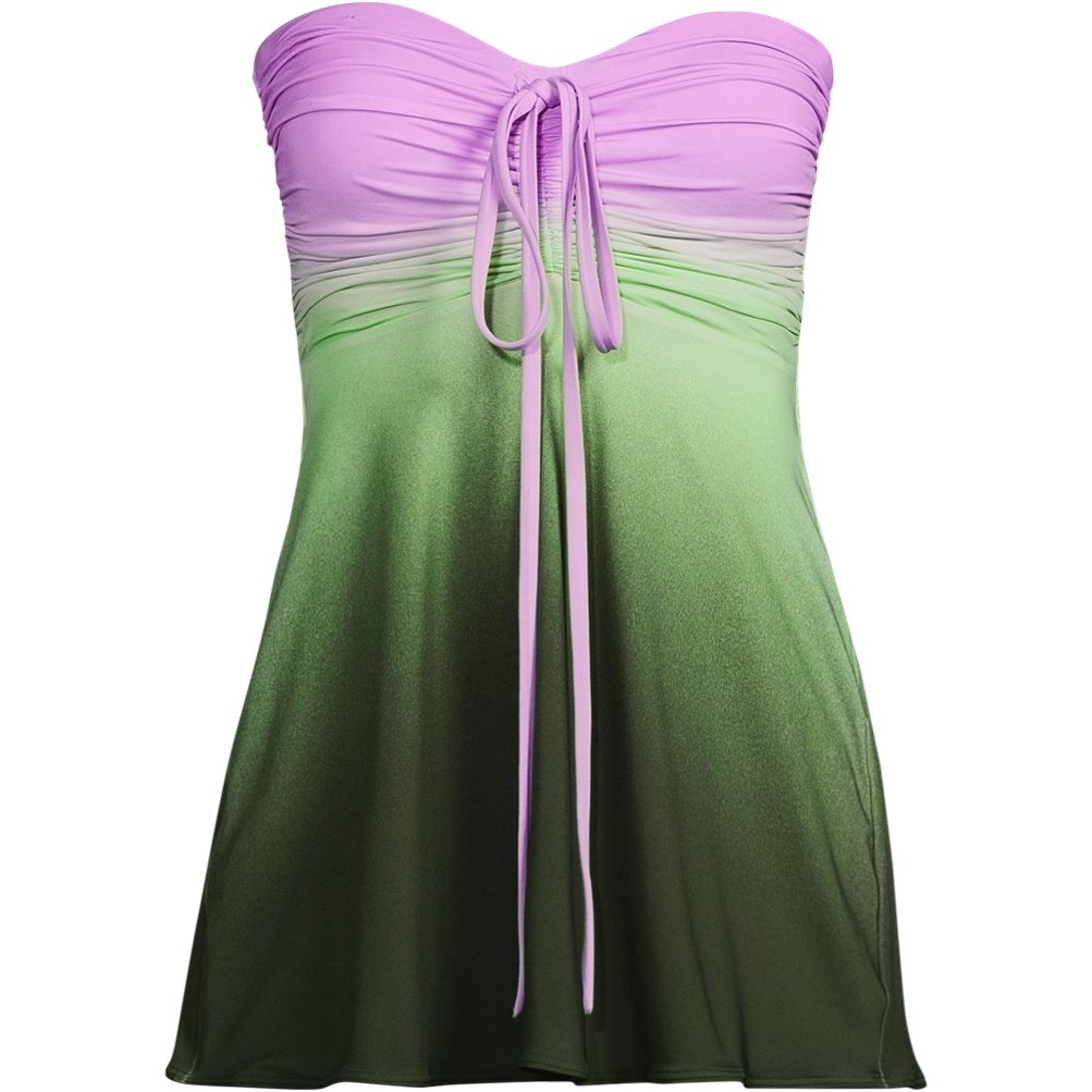 Women's Ruched Multi-Way Mini Swim Dress Swimsuit | Lands' End