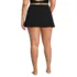 Women's Plus Size Sculpting Suit High Waisted Mini Swim Skirt, Back