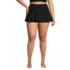 Women's Plus Size Sculpting Suit High Waisted Mini Swim Skirt, Front