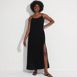 Women's Cotton Gauze Scoop Neck Swim Cover-up Maxi Dress, Front