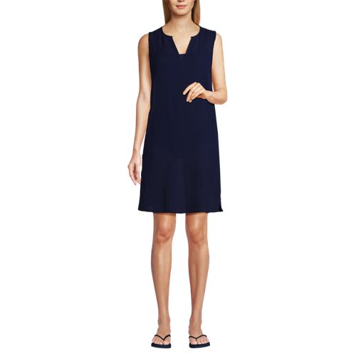 Women's Cotton Gauze Swim Cover-up Dress - image 3
